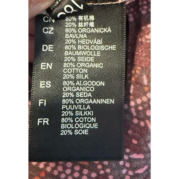 Kuhl Top Womens Size Large Flora 3/4 Shirt in Hyacinth Geometric Bohemian Tunic - Picture 8 of 14